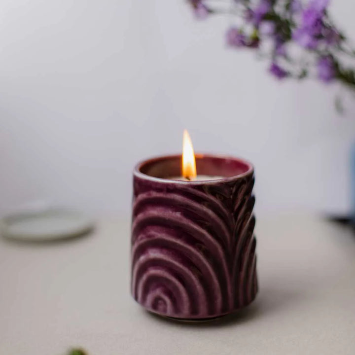 Luxury Scented Candle | Luxury Ceramic Glass Scented Candle