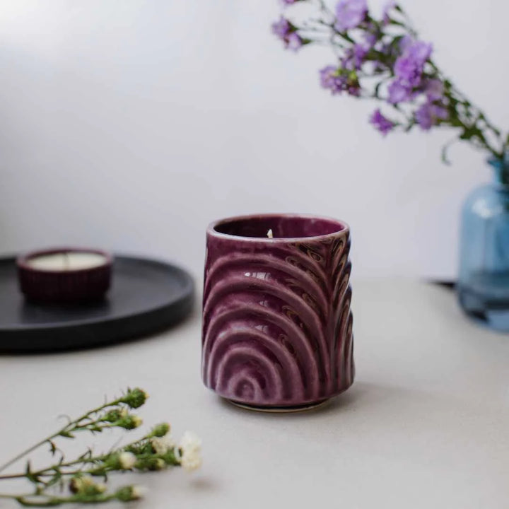 Luxury Scented Candle | Luxury Ceramic Glass Scented Candle