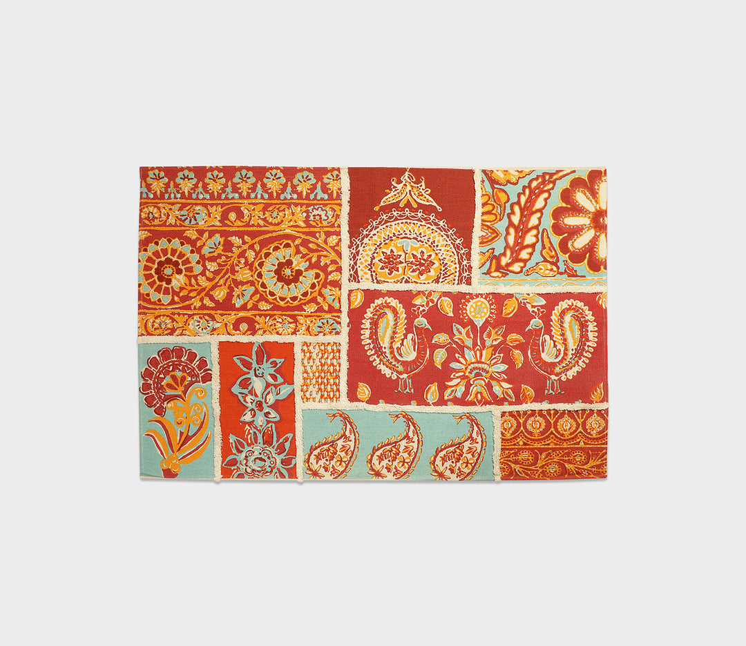 Traditional Printed Cotton Carpet