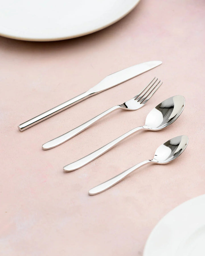 24-Piece Premium Silver Cutlery Set | Vintage Premium Silver Cutlery Set of 24 pcs