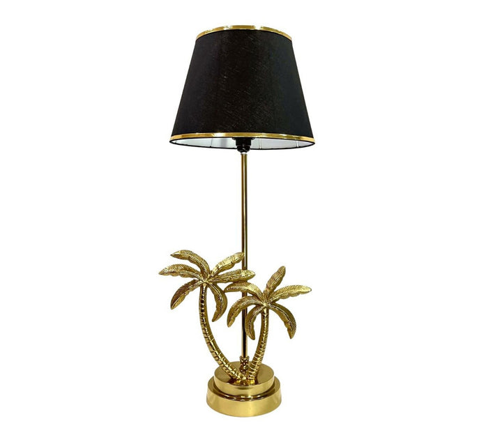 Twin Palm Gold Table Lamp (81.3 cm H)