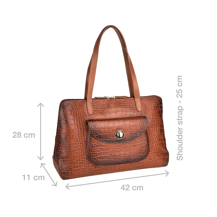 Tan Large Shoulder Handbag | Tan Cro Melb Ran Large Shoulder Handbag
