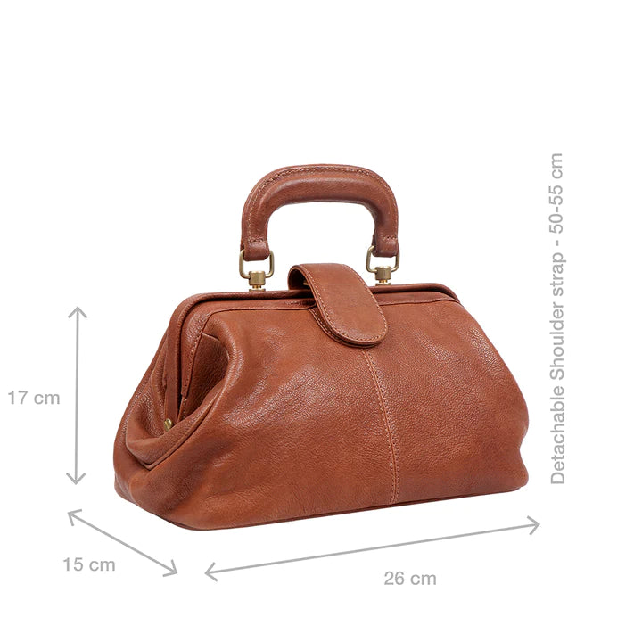 Tan Leather Tote Bag | Timeless Tan Doctor Bag