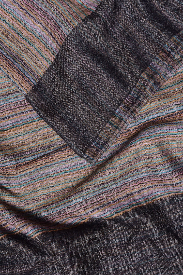 Multicolor Cashmere Stole - Handwoven, Reversible | Arrow Soft Cashmere Stole - Multi Color