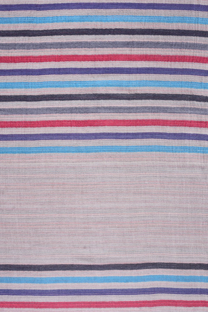 Multicolor Striped Cashmere Stole | Jedi Soft Cashmere Stole - Multi Color