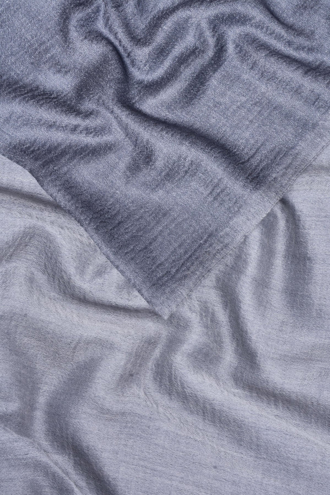 Soft Cashmere Stole: Elegant and Timeless | Zeok Handwoven Soft Cashmere Stole - Gray & Purple