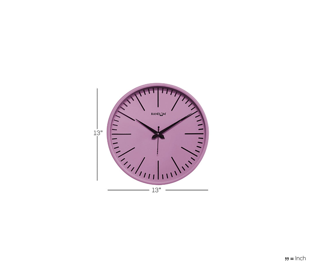 Silent Pink Wall Clock