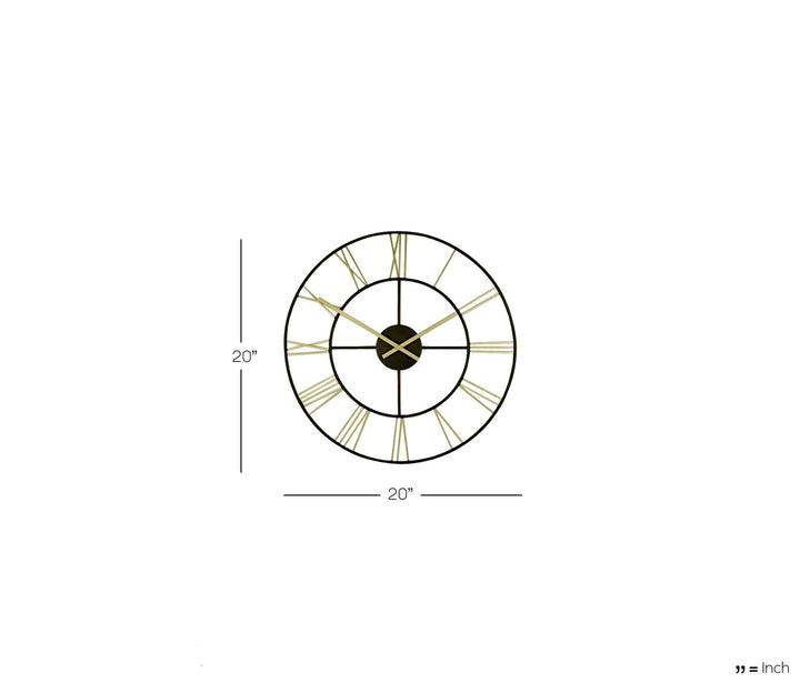 Sheldahl Metal Wall Clock