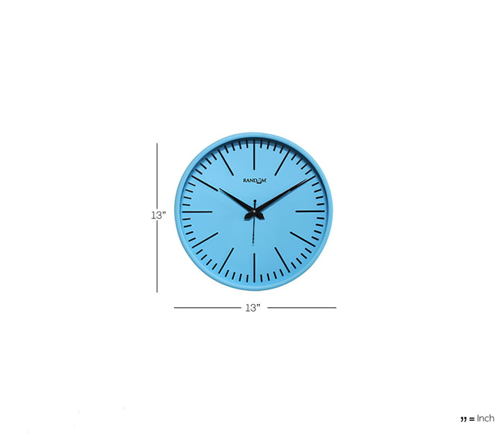 Silent Sky Blue Wall Clock