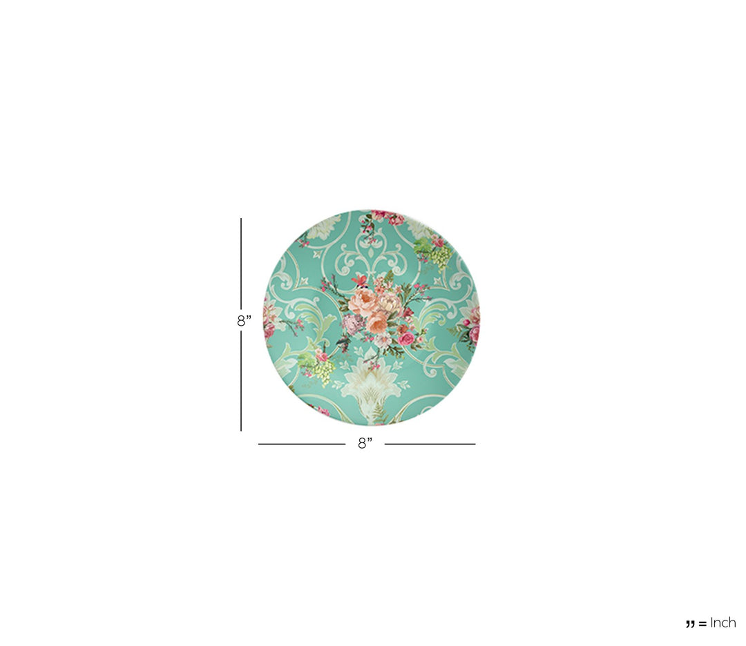 Rose Abstract Ceramic Decorative Wall Plate