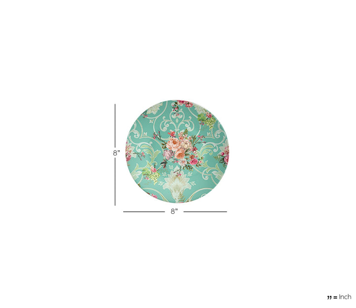 Rose Abstract Ceramic Decorative Wall Plate