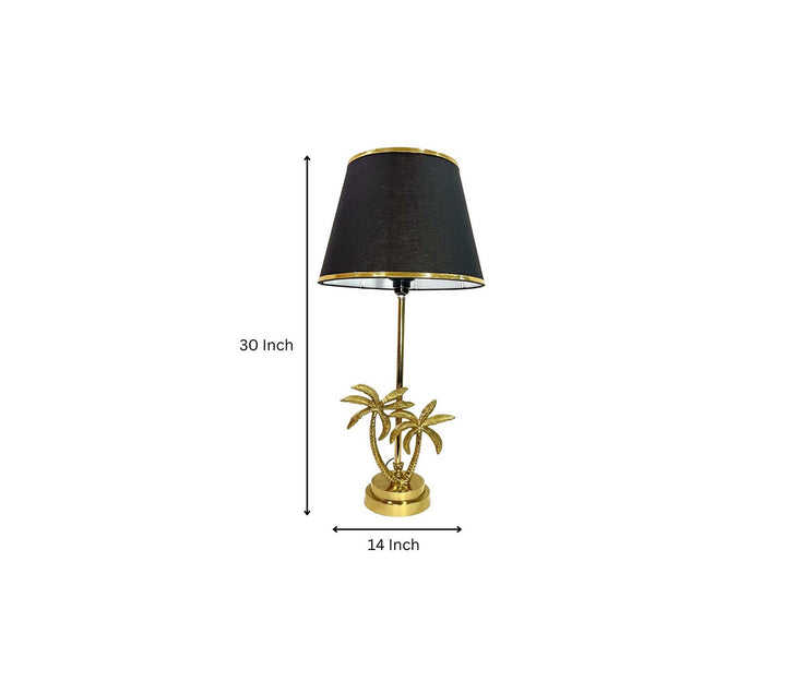 Twin Palm Gold Table Lamp (Small, 76.2 cm H)