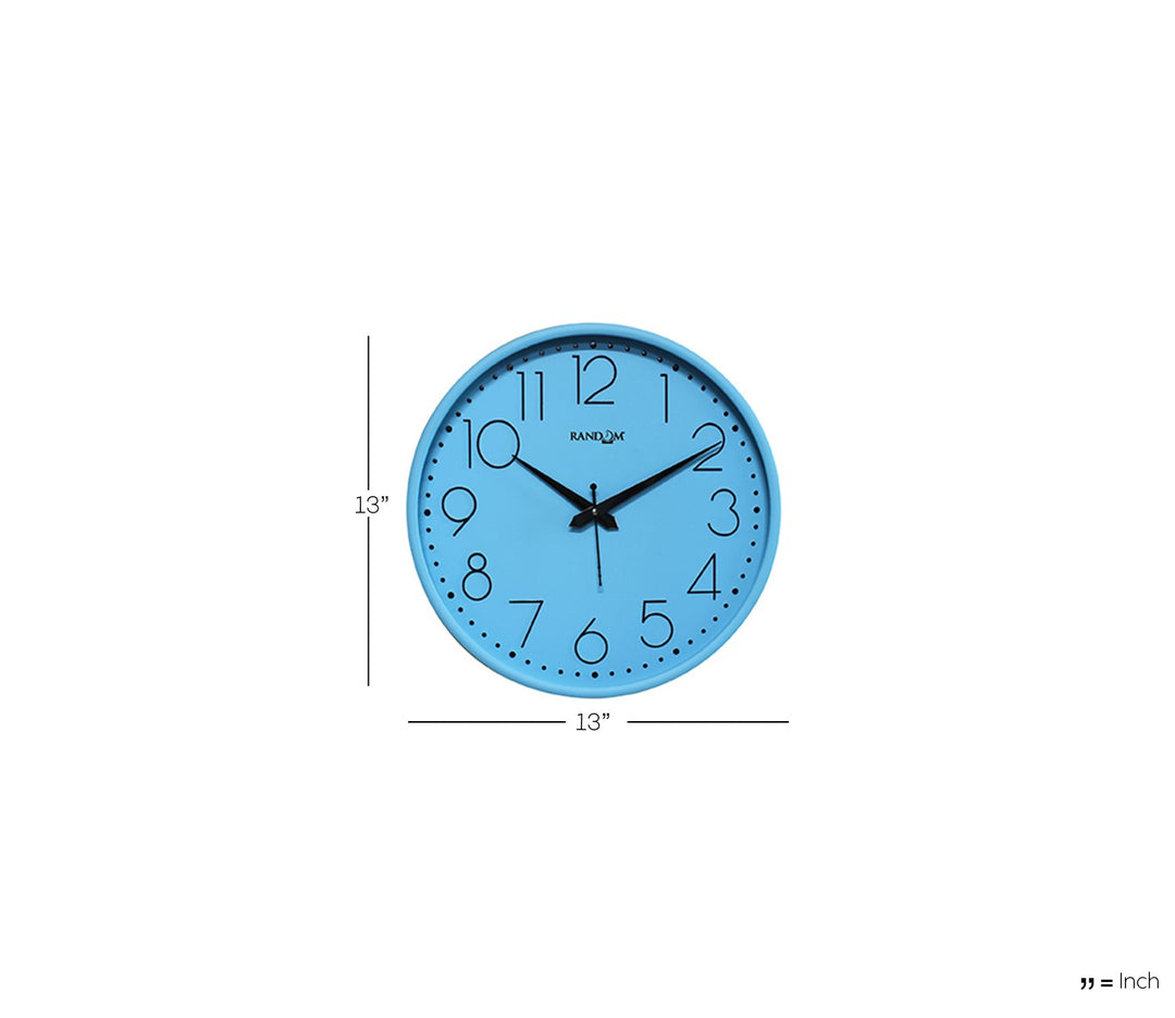 Sky Blue Quartz Wall Clock
