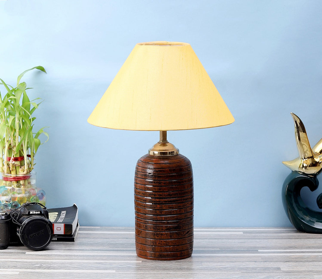 Yellow Terracotta Table Lamp