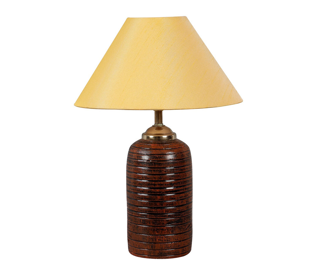 Yellow Terracotta Table Lamp