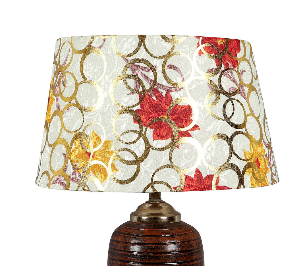 Multicolor Shade Terracotta Table Lamp