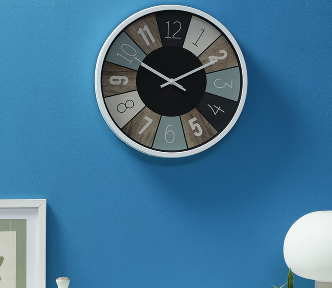Minimalist Multicolor Wall Clock