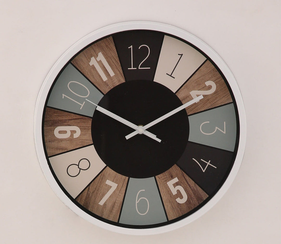 Minimalist Multicolor Wall Clock