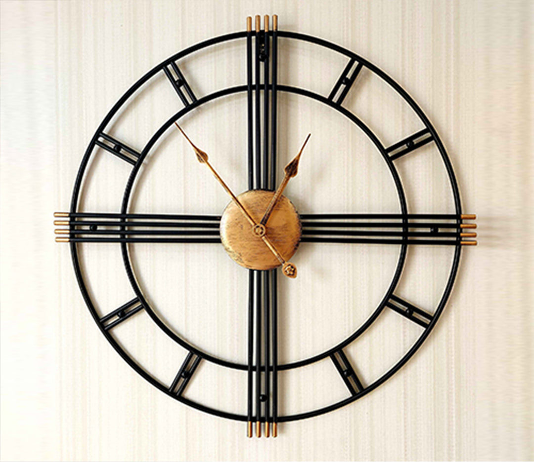 Minimalist Pencil Metal Wall Clock
