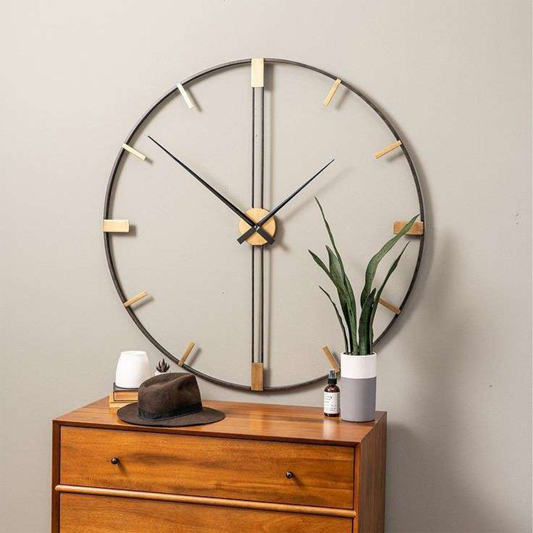Henderson Metal Wall Clock