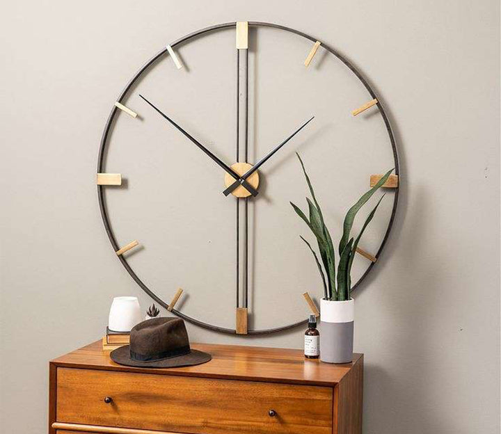 Henderson Metal Wall Clock