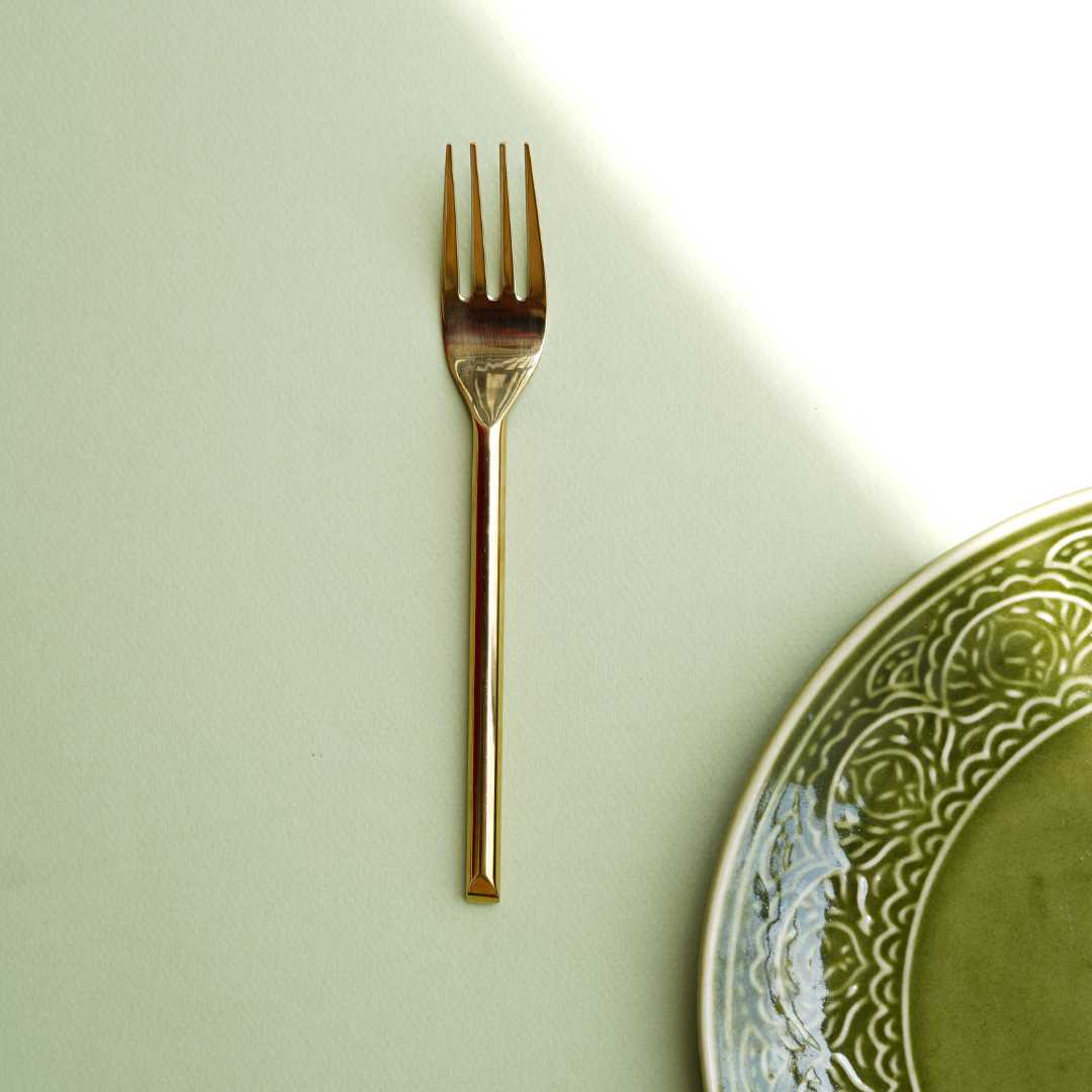 Gold Fork Set of 6 | Luxurious Gold Fork Set of 6