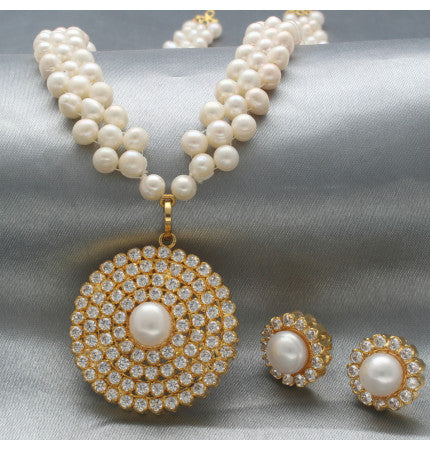 Single Strand Pearl Necklace | Classic Simplicity 1 Line Pearl Necklace