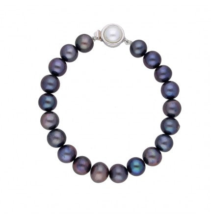 Black Pearl Bracelet | Noir Chic Pearl Bracelet