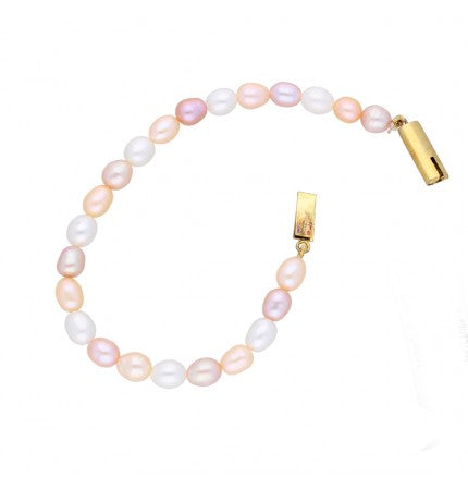 Peach Pearl Bracelet | Peach Radiance Bracelet