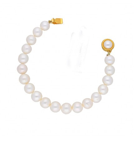 White Round Pearl Bracelet | Serendipity Pearl Bracelet