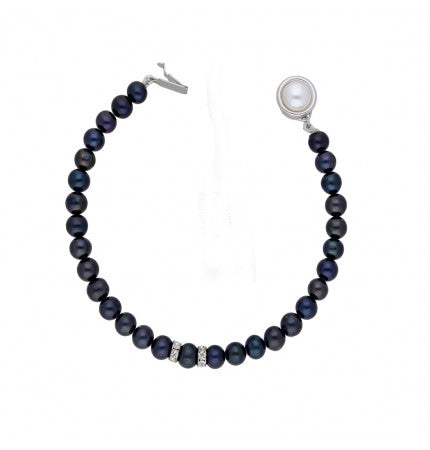 Black Pearl Bracelet | Midnight Elegance Pearl Bracelet