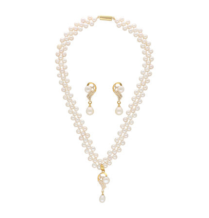 Freshwater Pearl Necklace Set | Celestial Harmony Pearl Set