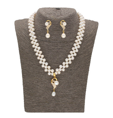 Freshwater Pearl Necklace Set | Celestial Harmony Pearl Set