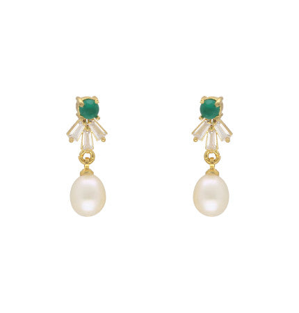 White Freshwater Pearl Necklace Set | Enchanting Elegance Pearl Set