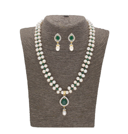 White Freshwater Pearl Necklace | Enchanted Love Pearl Ensemble