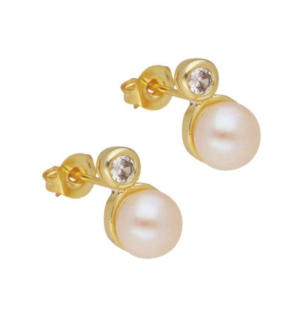 Pink Freshwater Pearl Earrings | Enchanting Pink Pearl Earrings