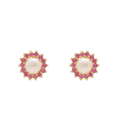 Pearl Heart Earrings | Enchanting Delight Pearl Earrings Combo