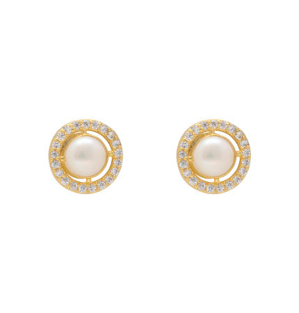 White Freshwater Pearl Earrings Combo | Timeless Romance Pearl Earrings Combo
