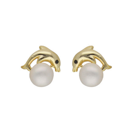 White Freshwater Pearl Earrings | Enchanting Charm Pearl Earrings