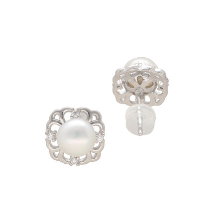 White Freshwater Pearl Earrings | Everlasting Beauty Pearl Earrings