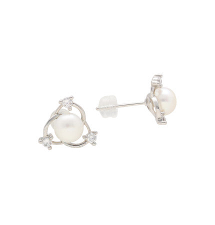 Classic White Pearl Earrings | Eternal Grace Pearls Earrings