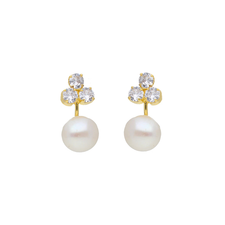 Freshwater Pearl and Color Stone Earrings Combo | Eternal Elegance 4-Pair Earring Combo