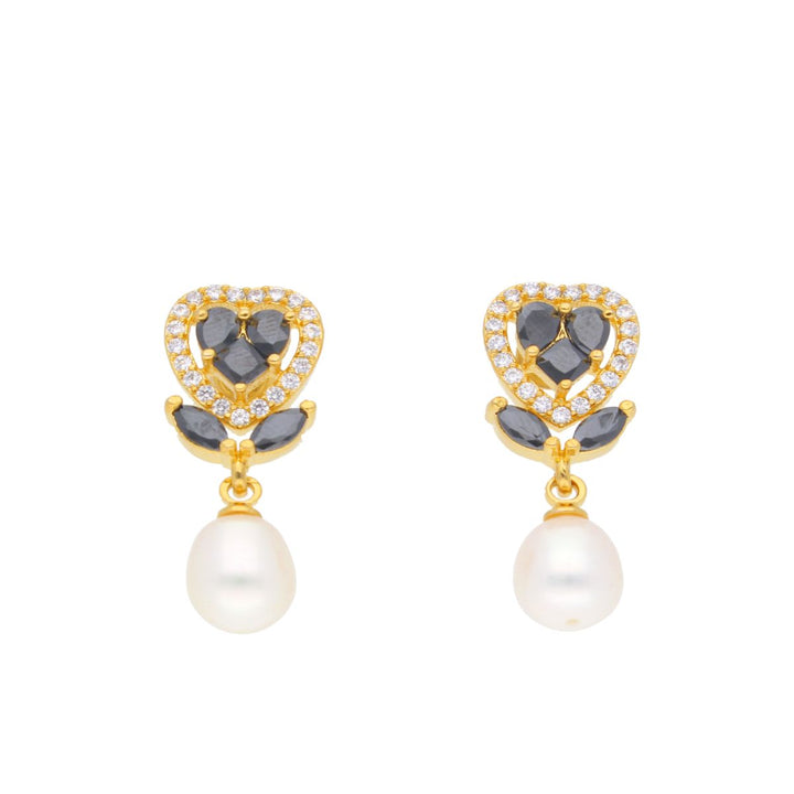 Freshwater Pearl and Color Stone Earring Combo | Enchanting Allure 4-Pair Earring Combo