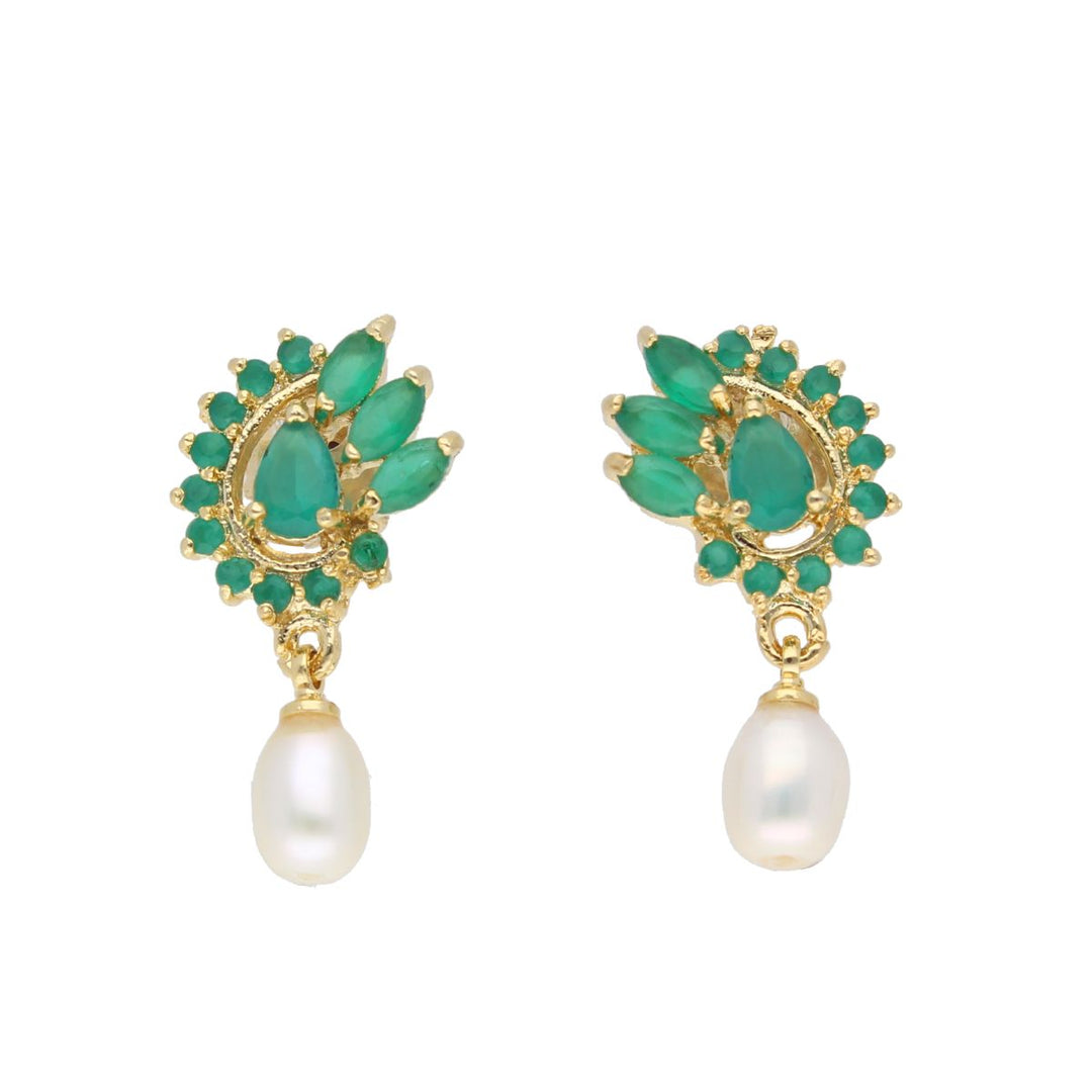 Freshwater Pearl and Color Stone Earring Combo | Enchanting Allure 4-Pair Earring Combo