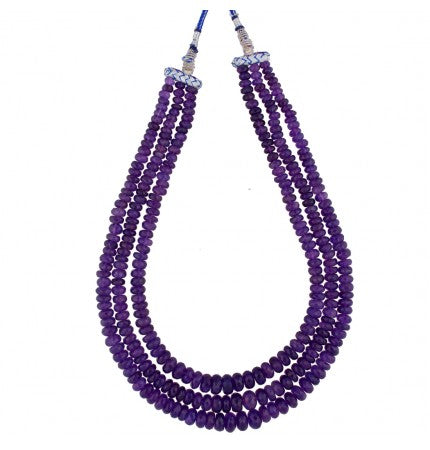 Purple 3-String Necklace Set | Amethyst Radiance 3-String Necklace Set