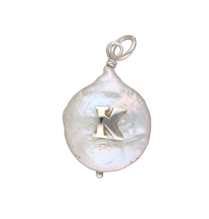 White Mother of Pearl Pendant | Key to Elegance - K Silver Pendant