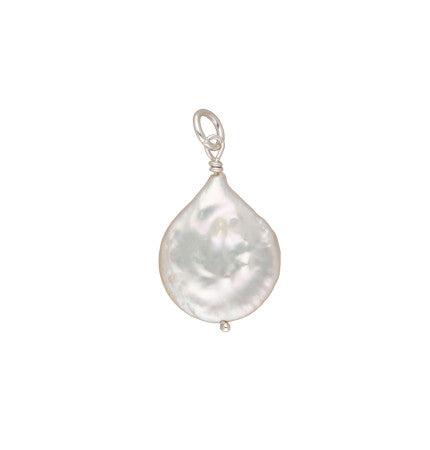Letter S Mother of Pearl Pendant | Signature Elegance - S Silver Pendant