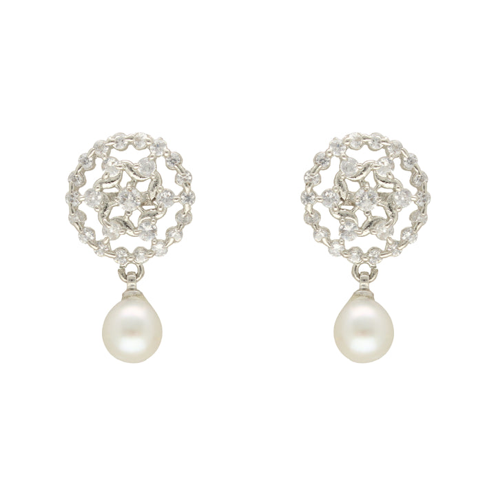 White Pearl Oval Earrings - 4-5 MM | Timeless Elegance Pearl Earrings