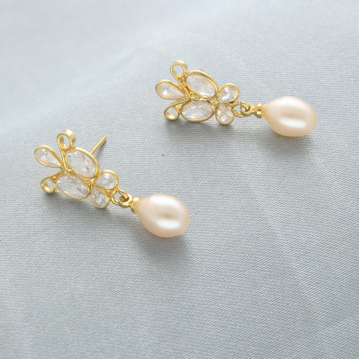 Pink Pearl Earrings | Blush Radiance Pearl Earrings