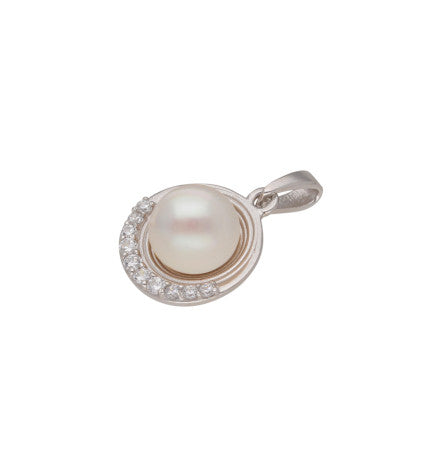 Sterling Silver Pearl Pendant | Pure Radiance - Silver Pearl Pendant